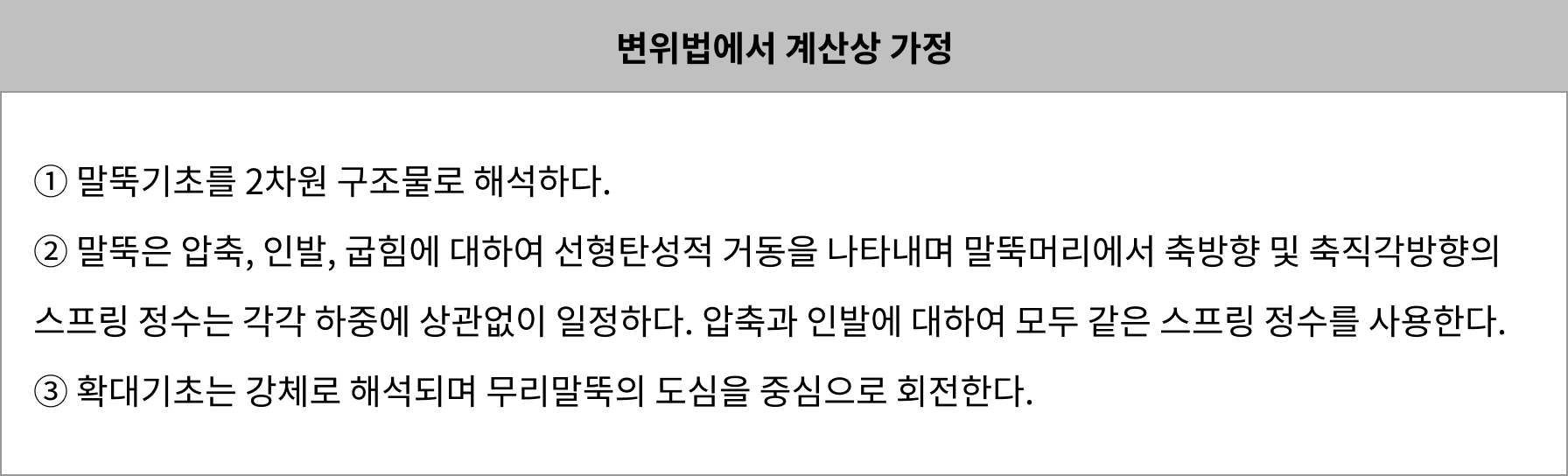 말뚝기초 탄성해석법 이해 (1)