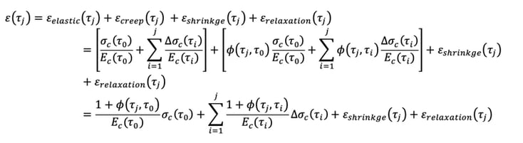 General equation for the time-dependent analysis is as follows