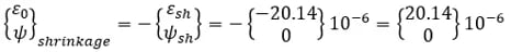 εsh(8,3) = -20.14(10-6)