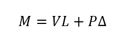 In a simplified P-delta nonlinear analysis,