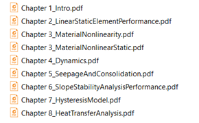 Figure 4 Sample Verification files compiled by developers of a computing package